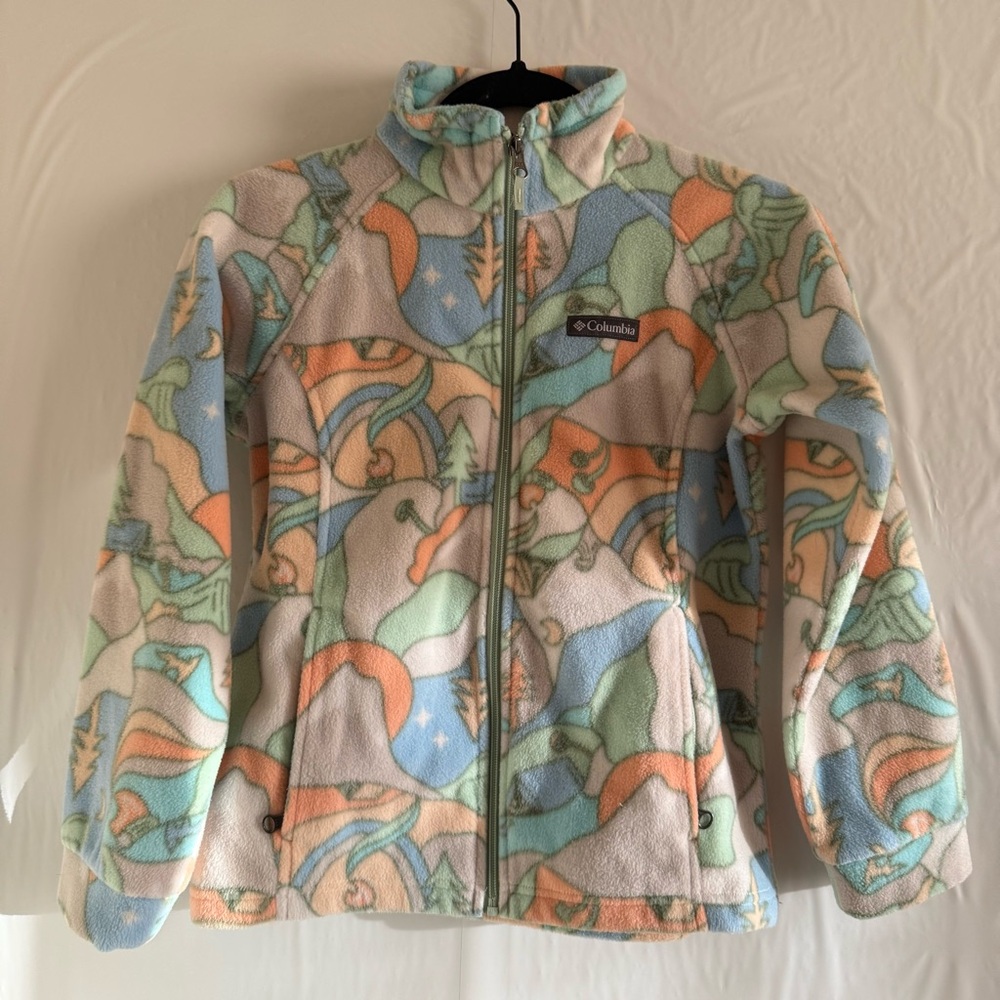 Columbia Dark Fleece Girls Jacket Size M